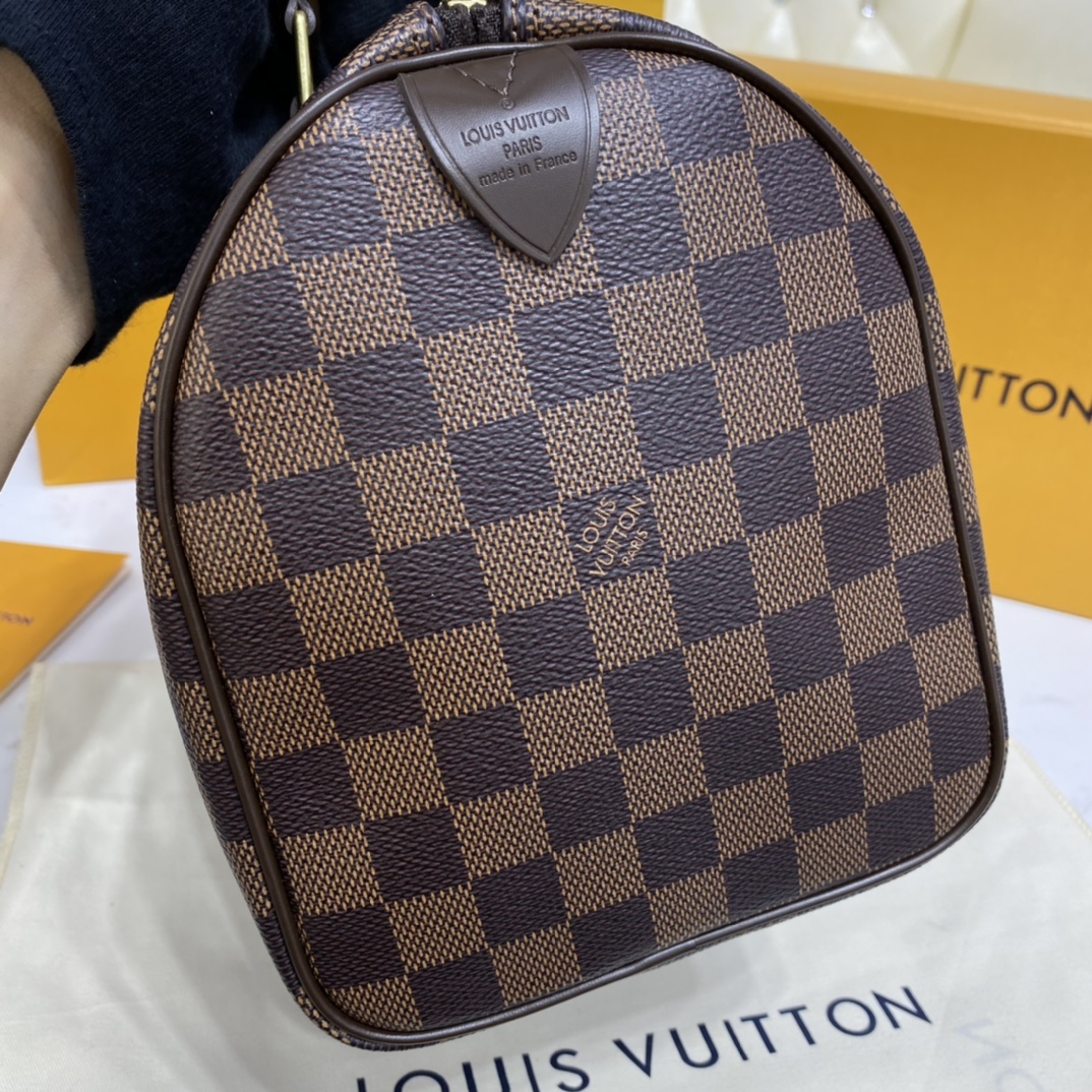 Louis Vuitton SPEEDY BANDOULIERE 25 Damier Ebene Handbag N41365 